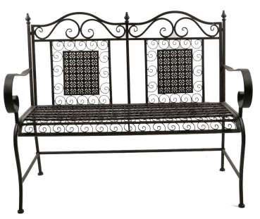 Bezaubernde Sitzgarnitur Santos aus Metall klappbar 4-tlg. - Gartenmöbel Sitzgarnitur